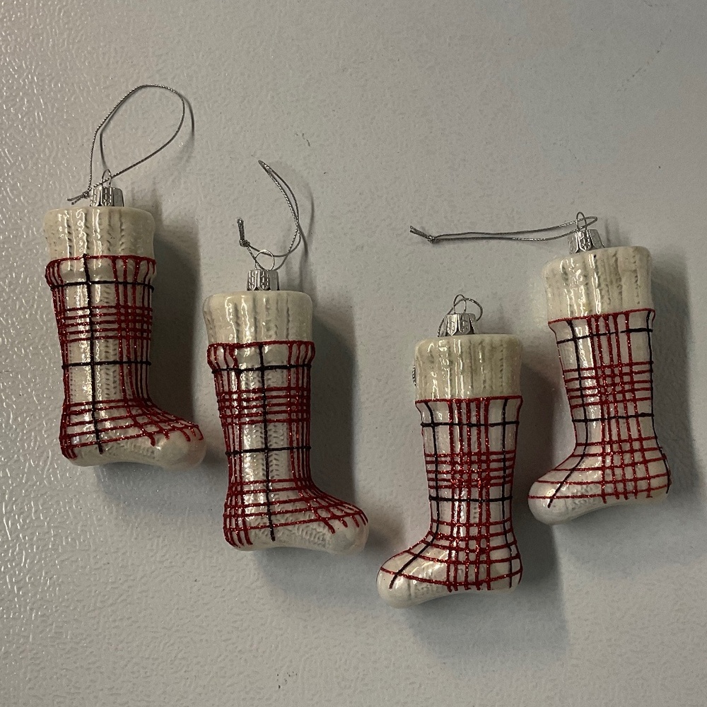 Stocking Christmas Ornaments four